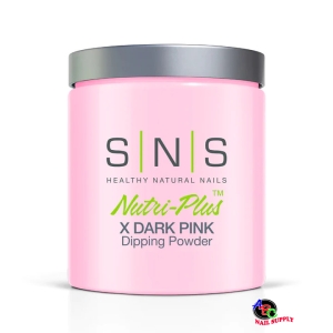 SNS Dip Powder X Dark Pink 16oz 12 pcs./case