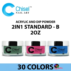 Chisel Acrylic and Dip Powder - 2IN1 Standard - B 2oz