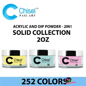 Chisel Acrylic and Dip Powder - 2IN1 Solid 2oz
