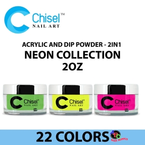 Chisel Acrylic and Dip Powder - 2IN1 Neon Collection 2oz