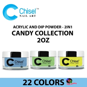 Chisel Acrylic and Dip Powder - 2IN1 Candy Collection 2oz