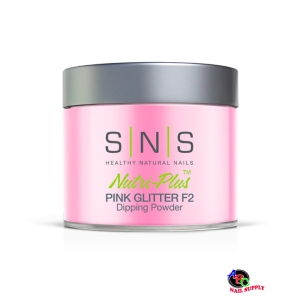 SNS Dip Powder Pink Glitter F2 4oz