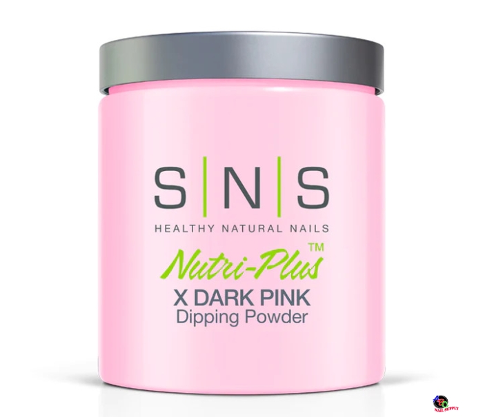 SNS Dip Powder X Dark Pink 16oz 12 pcs./case