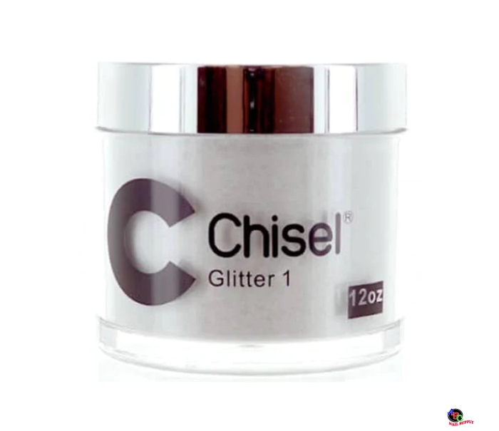 Chisel Dip Powder - Glitter #1 12oz (Refill) 60 pcs./case