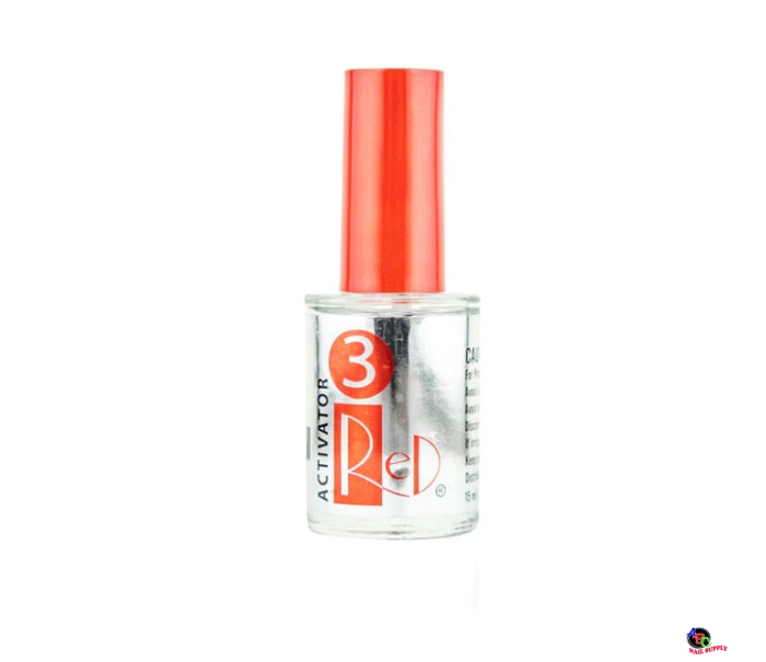 Red Nail Design Dip Liquid #3 0.5oz Activator 100 pcs./ case