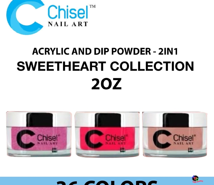 Chisel Acrylic and Dip Powder - 2IN1 Sweetheart Collection 2oz