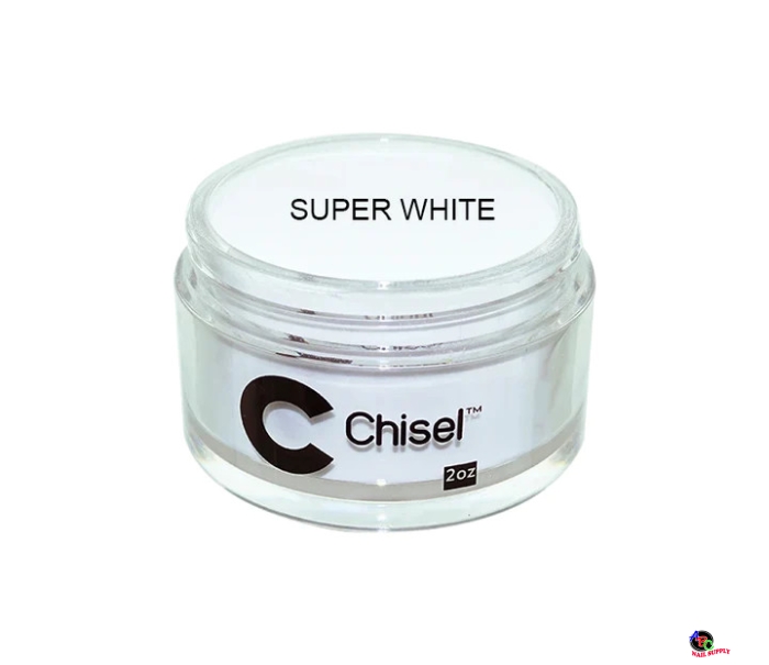 Chisel Dip Powder - Super White 2oz 144 pcs/case