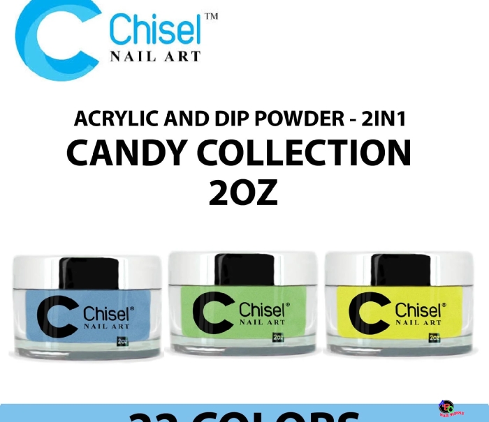 Chisel Acrylic and Dip Powder - 2IN1 Candy Collection 2oz