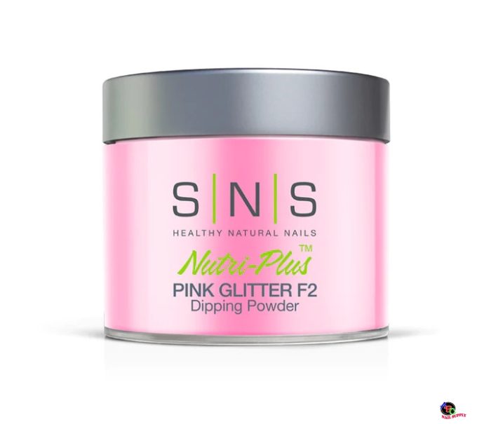 SNS Dip Powder Pink Glitter F2 4oz