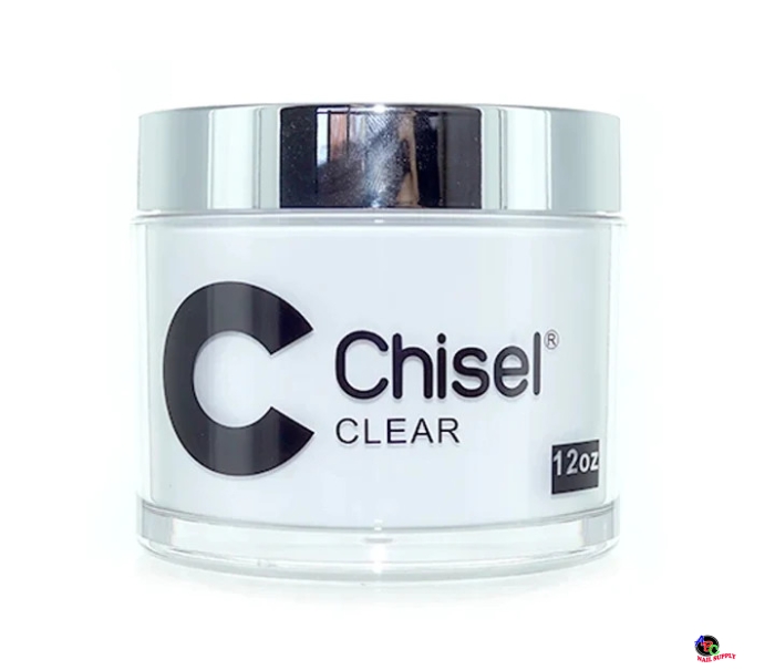Chisel Dip Powder - Clear 12oz (Refill) 60 pcs./case
